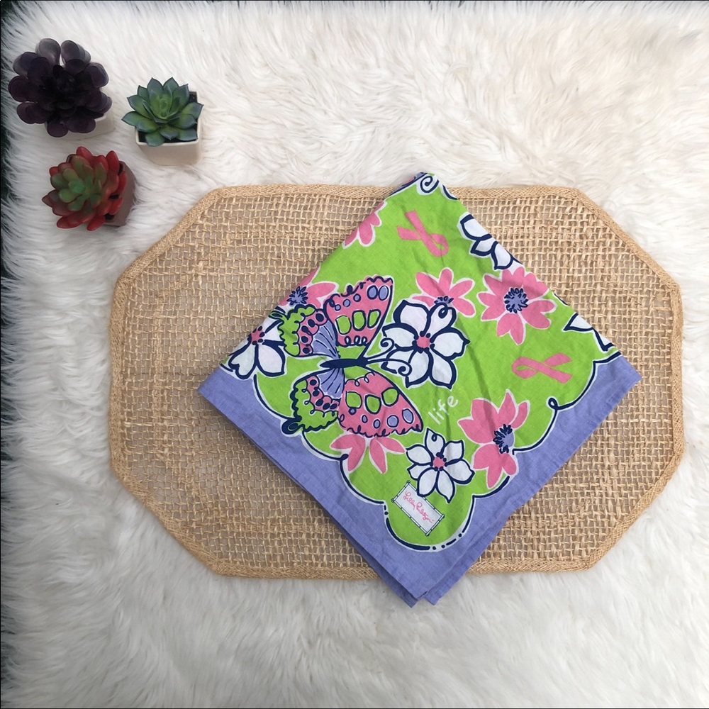 Lilly Pulitzer Breast Cancer Scarf
